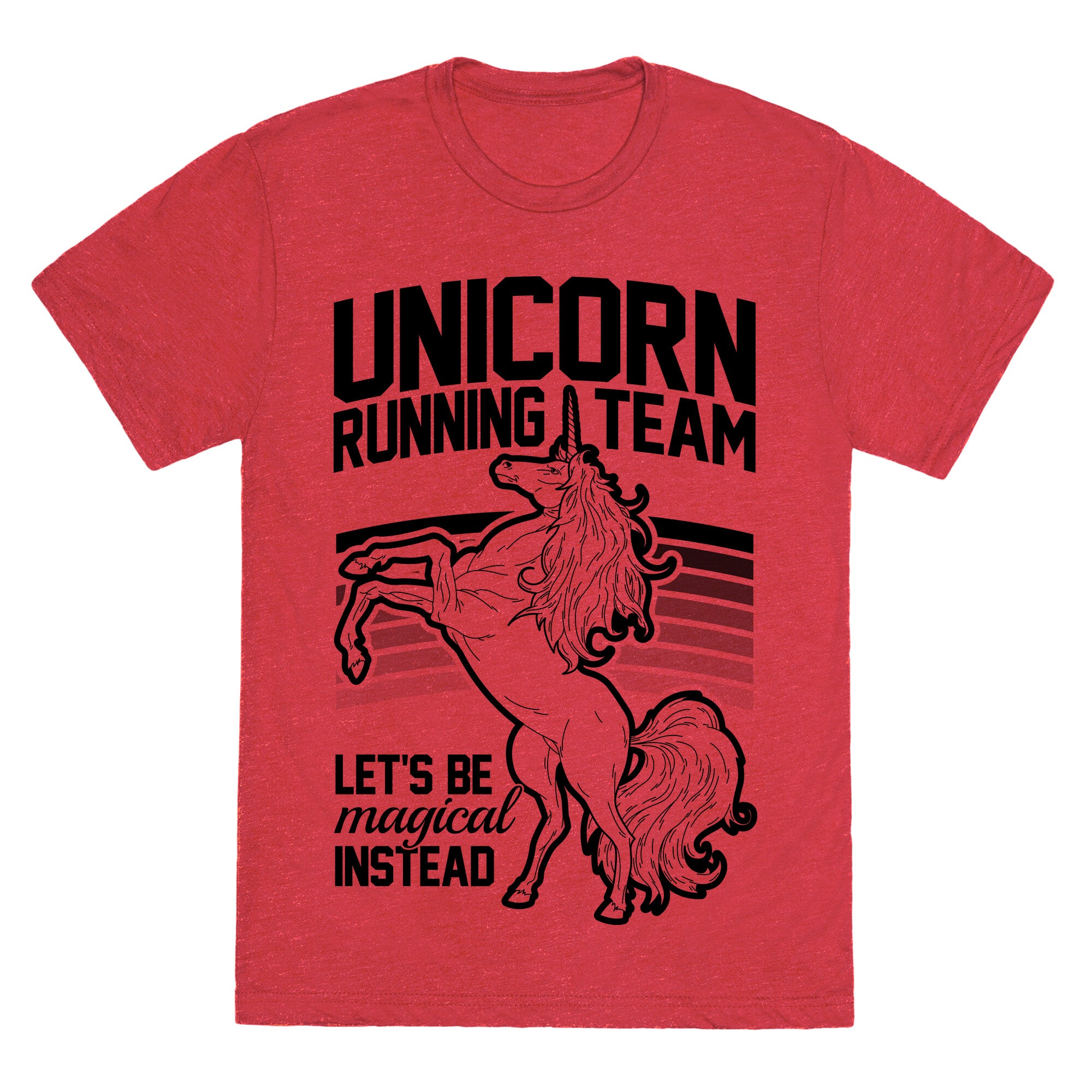 Unicorn Running Team Unisex Triblend Tee